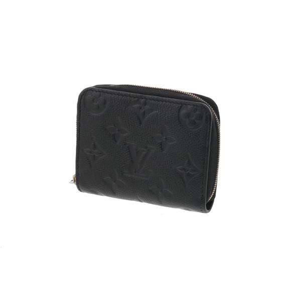 Louis Vuitton Purse Monogram Black Coin Zippi Empreinte - Picture 1 of 5